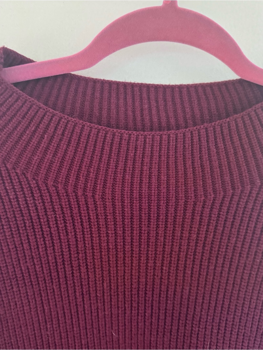 Mock turtleneck, Burgandy